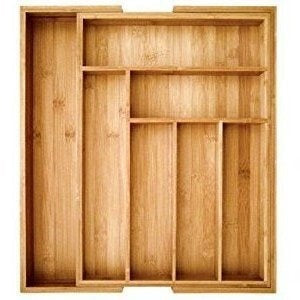 Transform Your Kitchen with the Bamboo Drawer Container